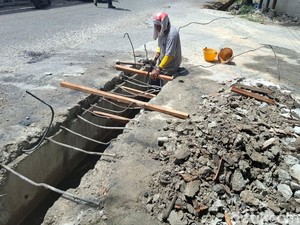 Kontraktor di Pekanbaru Bongkar Box Culvert gegara Tunda Bayar Rp 800 Juta