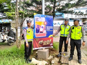60 Baliho Imbauan Lalin Dipasang Polres Malang Saat Operasi Zebra Semeru