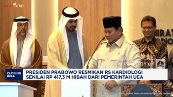 Video: Prabowo Resmikan RS Kardiologi Senilai Rp 417,3 Miliar dari UEA