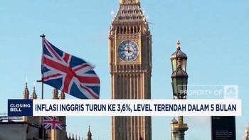 Video: Inflasi Inggris Turun ke 3,6%, Level Terendah Dalam 5 Bulan
