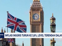 Video: Inflasi Inggris Turun ke 3,6%, Level Terendah Dalam 5 Bulan
