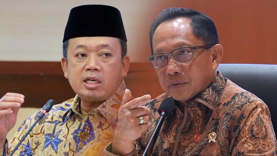 Foto Kolase Menteri ATR/ Kepala BPN Nusron Wahid dan Menteri Dalam Negeri, Muhammad Tito Karnavian. (CNBC Indonesia)