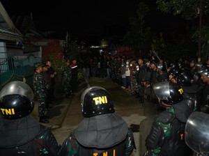 130 Prajurit TNI Disiagakan di Lokasi Tawuran Tallo Makassar