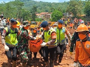 2 Jasad Ditemukan, Korban Tewas Longsor Cibeunying Cilacap Jadi 20 Orang