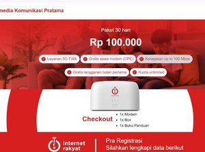 Internet Rakyat Hanya Rp 100 Ribu! Begini Cara Daftarnya