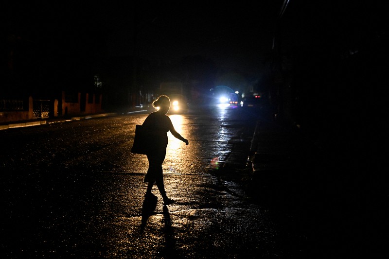 Competitors run during the 39th edition of the Marabana marathon in Havana, Cuba, November 16, 2025. REUTERS/Norlys Perez