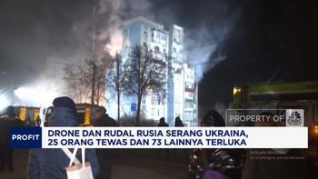 Video: Drone & Rudal Rusia Serang Ukraina, 25 Orang Tewas