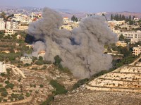 Jet Tempur Israel Serang Perbatasan Negara Arab, Bangunan Hancur