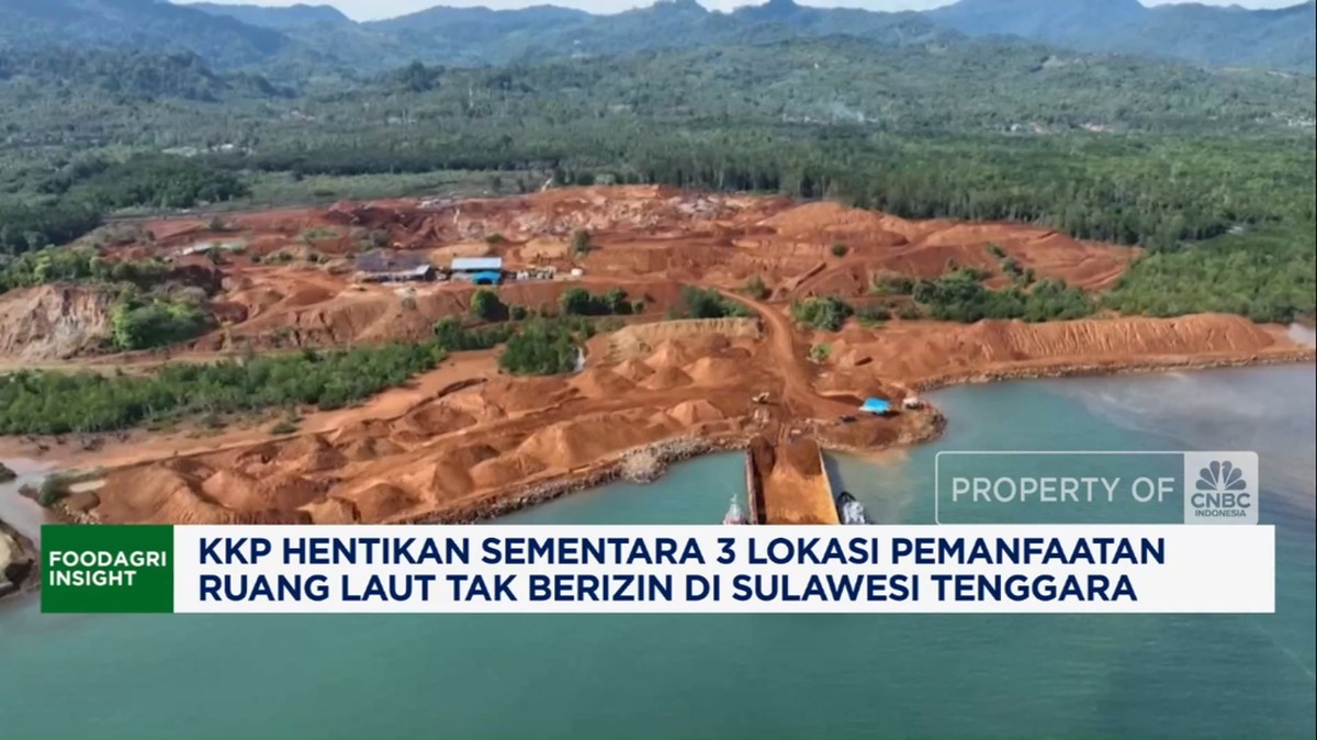 Video: KKP Setop Aktivitas 3 Lokasi Pemanfaatan Laut Ilegal di Sultra