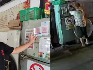 Kode QR Pembayaran Diganti Pelanggan, Pedagang Mie Ini Kena Tipu!