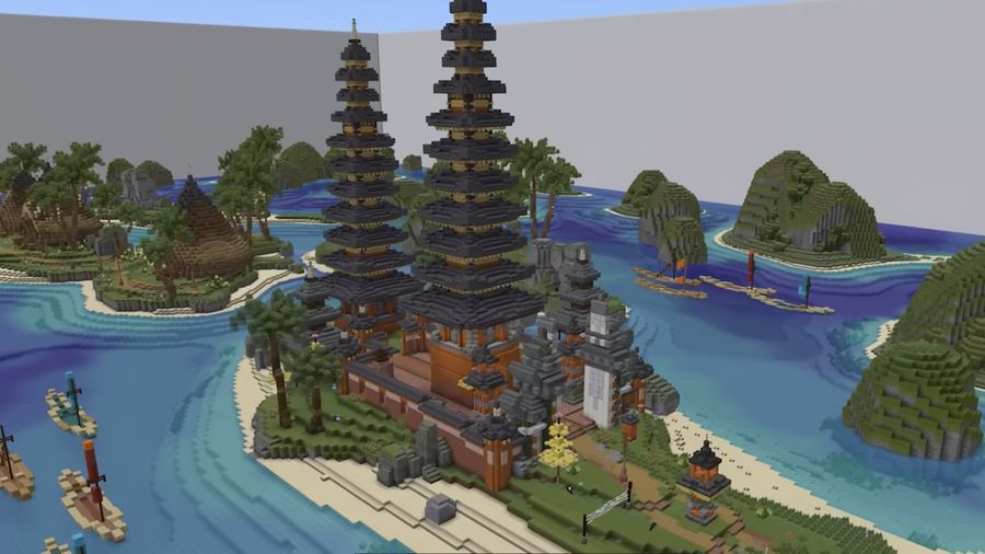 Membangun Indonesia di Minecraft, (Youtube 
MrBeast Gaming)