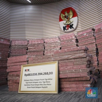 Tumpuan Uang Rp300 M Hasil Rampasan Korupsi Duit Pensiun PNS