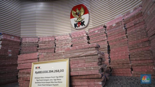 Tumpuan Uang Rp300 M Hasil Rampasan Korupsi Duit Pensiun PNS