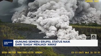 Video: Erupsi, Status Gunung Semeru Naik Menjadi Awas