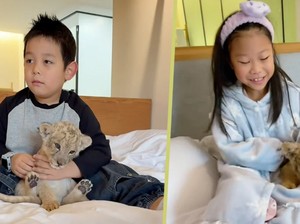 Gokil! Tak Disangka, Tamu Hotel Ini Bisa Minta Dibangunin sama Anak Singa