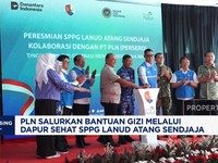 PLN Salurkan Bantuan Gizi Melalui Dapur SPPG Lanud Atang Sendjaja