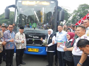 Bus Trans Jatim Malang Raya Dilengkapi Sensor dan CCTV Tercanggih