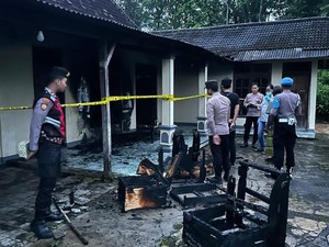 Rumah Warga Girimarto Wonogiri Diduga Dibakar Orang Tak Dikenal