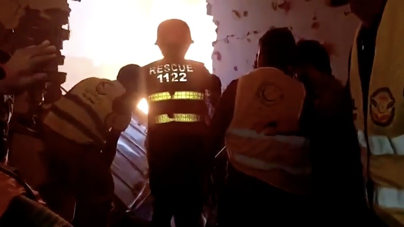 Ledakan pabrik di Faisalabad, Pakistan. (Reuters)