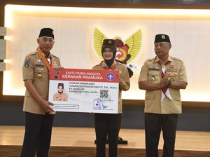 Walkot Kediri Vinanda Jadi Kamabicab Pramuka Termuda Indonesia