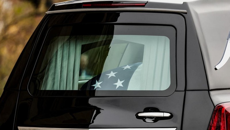 Upacara pemakaman mantan Wakil Presiden AS Dick Cheney berlangsung di Katedral Nasional Washington, di Washington, D.C., AS, 20 November 2025. (REUTERS/Jonathan Ernst)