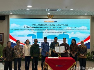 PU Teken Kontrak Pembangunan 152 Dapur MBG Rp 1,23 T