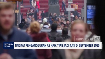 Video: Tenaga Kerja AS Naik, Pengangguran Sentuh 4,4%