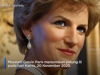 Video: Tertunda 30 Tahun, Museum Paris Rilis Patung Lilin Putri Diana