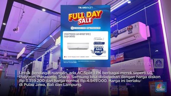 Video: Ayo Beli AC di Transmart! Ada diskon+gratis ongkos pasang