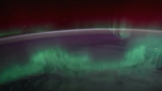 Bikin Merinding! Astronot NASA Rekam Aurora dari Luar Angkasa