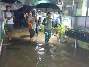 Asrama TNI Korem Lilawangsa Aceh Ikut Terendam Banjir