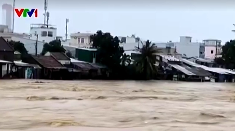 Banjir Vietnam. (VTV via Reuters)