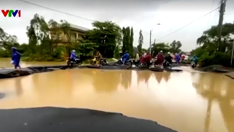 Banjir Vietnam. (VTV via Reuters)