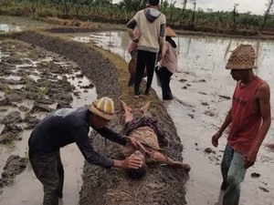 Diduga Tersambar Petir, Petani Lombok Tengah Tewas di Sawah