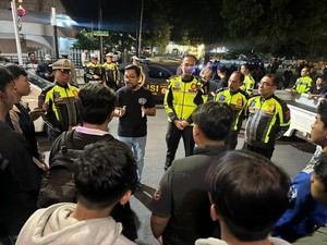 Aksi Gercep Satlantas Nganjuk Cegah Balap Liar, 17 Motor Diamankan