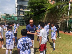 Timur Kapadze Berikan Coaching Clinic di Jakarta