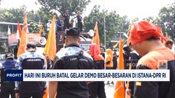 Video: Buruh Demo di Sekitar Istana-DPR RI Hari Ini Batal