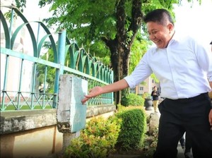Bundaran Air Mancur Palembang Diubah Lebih Modern dan Berseni