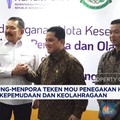 Video: Jaksa Agung -Menpora Teken MoU Penegakan Hukum