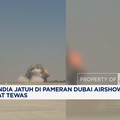 Video: Jet Tempur India Jatuh di Pameran Dubai Airshow