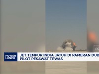 Video: Jet Tempur India Jatuh di Pameran Dubai Airshow