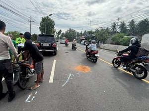 Kecelakaan Karambol di Wates, Pemotor Tewas Tertabrak Kendaraan Misterius