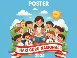 30 Poster Hari Guru Nasional 2025, Gratis dan Estetis!