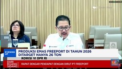 Video: Produksi Emas Freeport di Tahun 2026 Ditarget Hanya 26 Ton