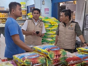 Satgas Pangan Polda Kalsel Sidak di Pasar Sentra Antasari Pantau Sembako