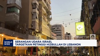 Video: Serangan Udara Israel Targetkan Petinggi Hizbullah di Lebanon