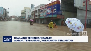 Video: Thailand Terendam Banjir, Warga Terdampak-Wisatawan Terlantar