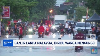 Video: Banjir Landa Malaysia, 18.000 Warga Mengungsi