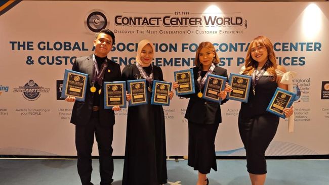 CC PLN 123 Raih 8 Penghargaan Global Contact Center World di Yunani