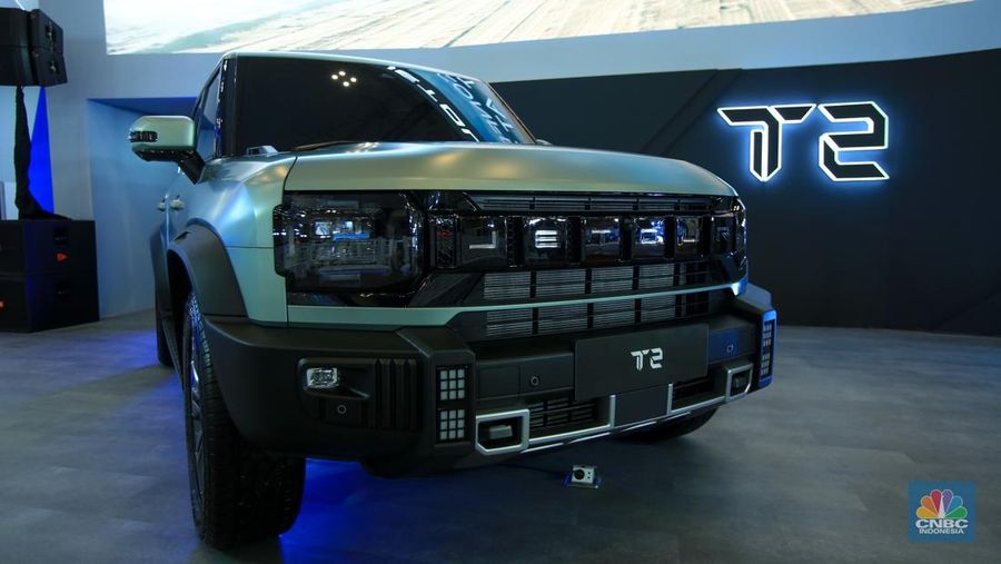 Jetour T2 di GJAW, Selasa (25/11/2025). (CNBC Indonesia/Ferry Sandi)